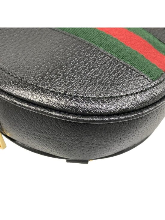 Gucci Backpack Ophidia Mini Black Green Red Leather main image 11